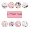 8 kinds of design flowers thank you stickers for Christmas stickers scrapbooking packaging seal labels stationery s