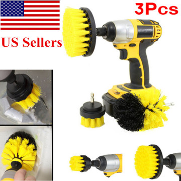 3pcs Power Scrubber Brush Drill Brush Cleaning Tools for Bathroom Tub Shower Tile Grout Cordless Scrub Drill Brush Cleaning Kit