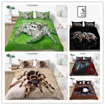 Hot sale 3D Spider Printing Bedding Set Duvet Covers Comforter Bedding Sets Bedclothes (No Bed Sheet)