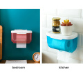 Wall-mounted Toilet Paper Box Wipes Box Plastic Wet Tissue Case Baby Wipes Storage Organizer Box For Bathroom Kitchen