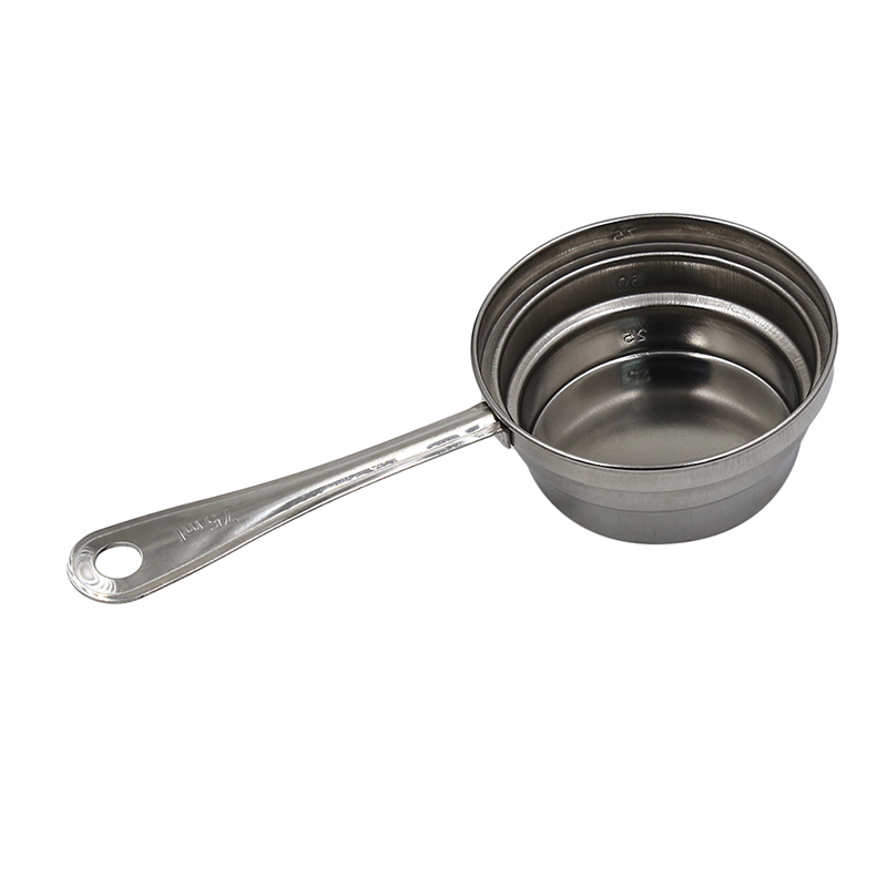 Stainless Steel Measuring Spoon Espresso Scoop Baking Tea Long Handle Measuring Spoon Milk Powder Coffee Seasoning Measuring Cup
