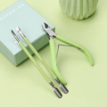 Brainbow 1pc Nail Cuticle Scissors Stainless Steel Fingernail Toenail Manicure Scissor Nail Clipper Cutter Trimmer Pedicure Tool