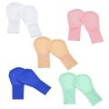 Newborn Anti Scratching Mittens Summer Breathable Mesh Baby Gloves Kids Protection Face Gloves Mittens
