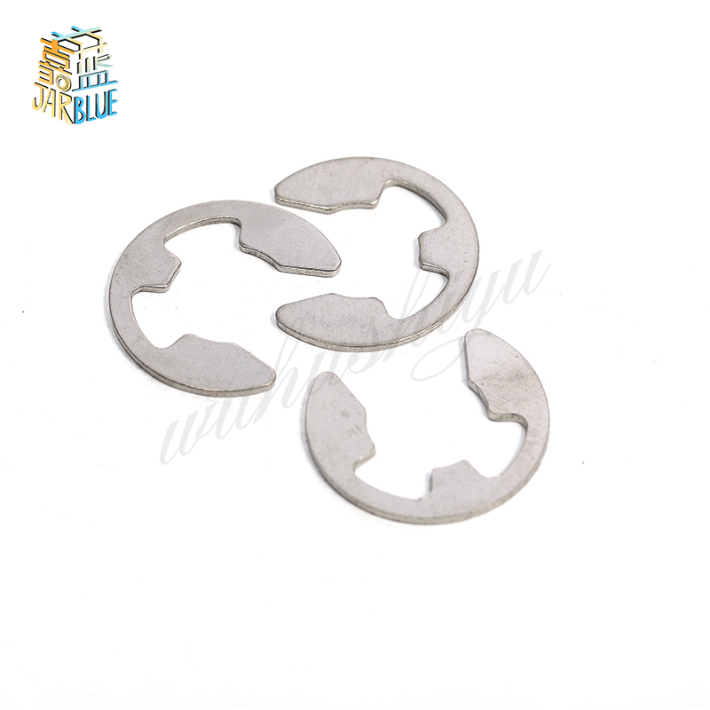 100Pcs DIN6799 GB896 M2.5 M3 M4 M5 M6 M7 M8 304 Stainless Steel Circlip Sack Retainer E E-type Buckle-shaped Split Washers HW087