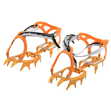 BRS-S3 14 Teeth Ice Grippers Walking Crampons Ultralight Aluminium Alloy Mountaineering Crampons Equipment