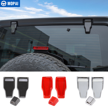 MOPAI Car Stickers for Jeep Wrangler JL 2018 Rear Door Window Glass Wipers Nozzle Decoration Cover for Jeep Wrangler Accessories