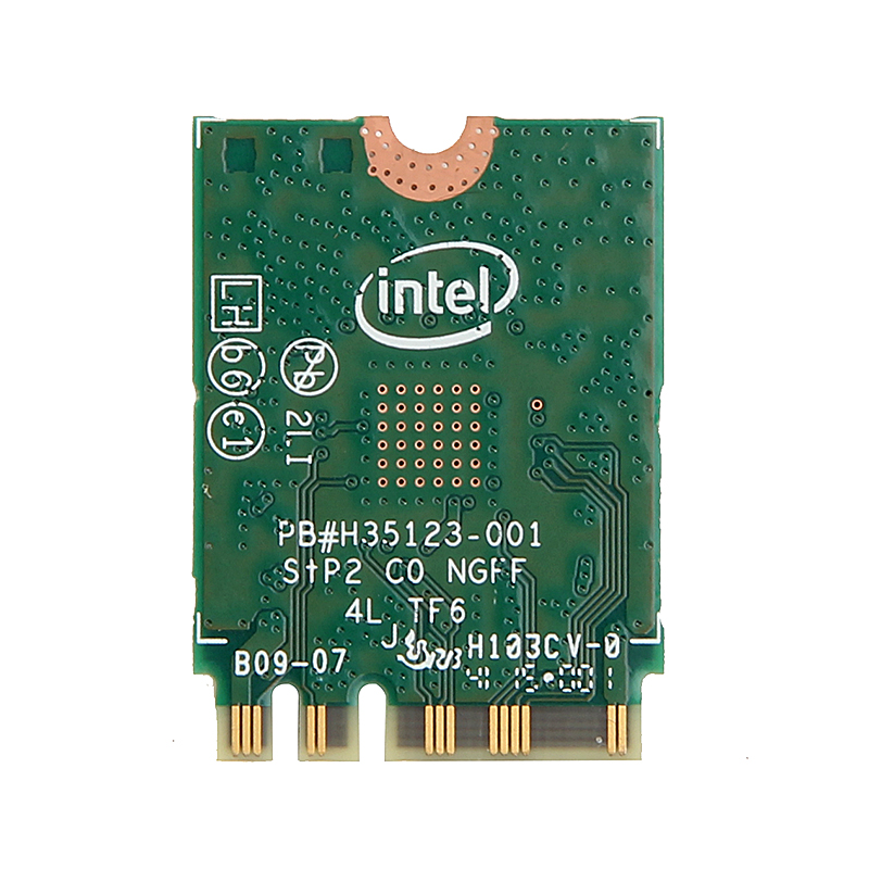 433Mbps Intel 3165 Wifi Card Dual Band 2.4G/5Ghz 802.11ac WiFi + Bluetooth 4.0 Network Mini Adapter 3165NGW