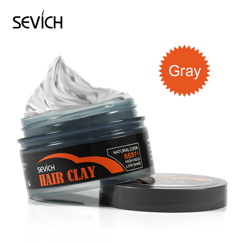 hair clay high hold low shine hair wax natural look for man make fashion cool hair style 80g best styling strong hold daily use