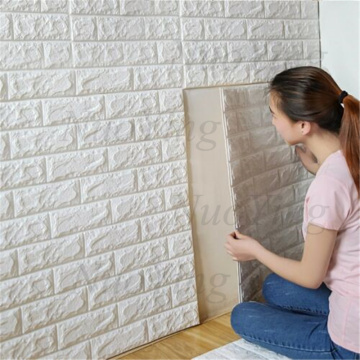 70*77 3D Wall Sticker Self Adhesive Wallpaper DIY Brick Living RoomTV Kids Safty BedroomWarm Home waterproof Decor Wall Stickers