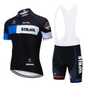 2020 Pro Team STRAVA Cycling Set Bike Jersey Sets Cycling Suit Bicycle Clothing Maillot Ropa Ciclismo MTB Kit Sportswear