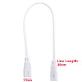 Extension Cords US Plug Connector Cable Switch Wire Cord For T4/T5/T8 LED Grow Bar Plant Light White US Type Adapter