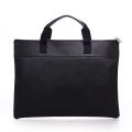 Business custom A4 zipper Men Briefcase Document Bags High capacity Portable File folder/a case for documents /filing