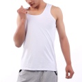 5XL 6XL Large Size Simple Soft Male Undershirt Solid White Black Gray Men's Underwear O Neck Elastic Slim Fit Big Size Men Vest