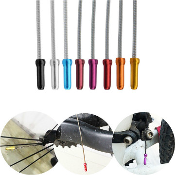 Aluminum Alloy Bicycle Cable End Caps MTB Road Bike Brake Cable Cap Wire End Cap Fits for Brake Shift Derailleur Cable /