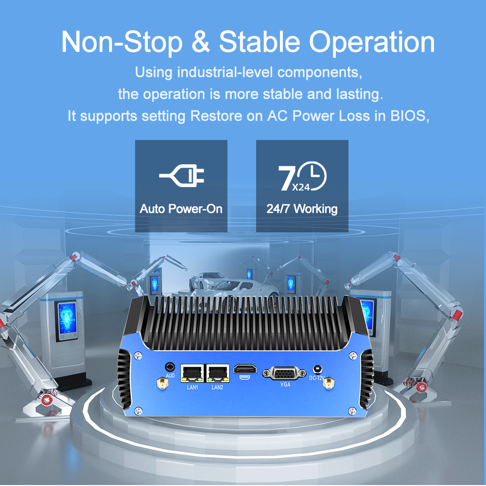 X46G Dual LAN Dual COM Indudtrial PC