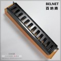 BELNET 19-inch Cabinet 1U Network Rack Cable Management 12 Stalls Plastic Frame Line Organizers Panduit Type For Patch Panel AMP