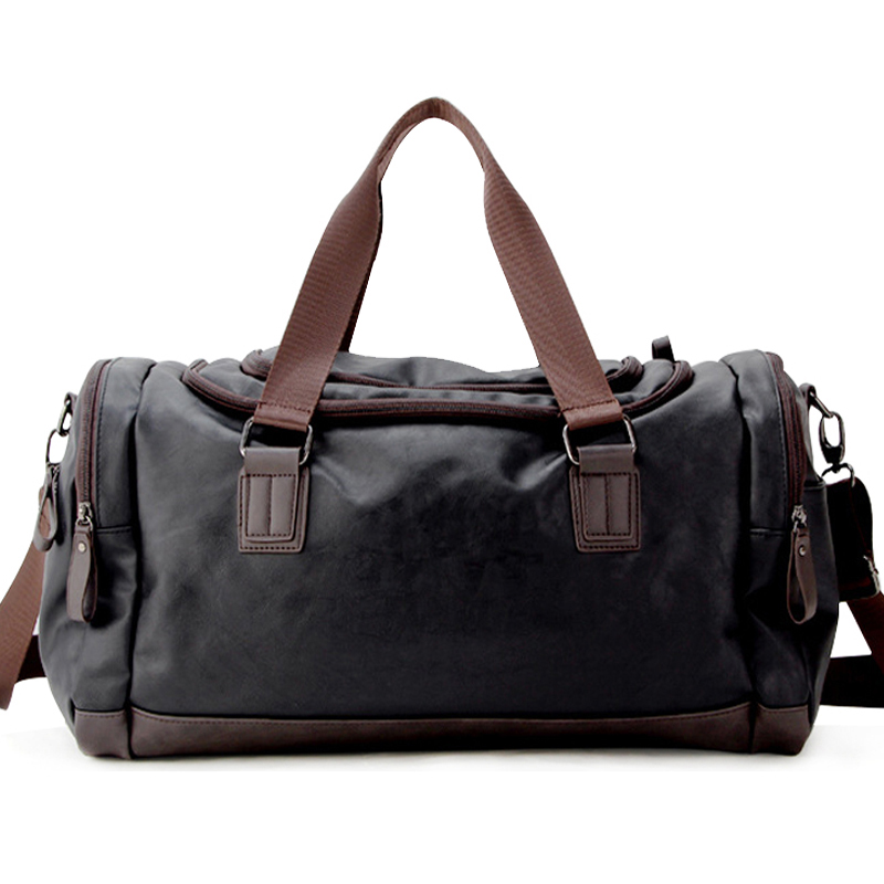 Portable Travel Bag Large Weekend Bag Crossbody Handbag Gym Bag Leather Sports Bags Big MenTraining Tas for Shoes Lady Fitness