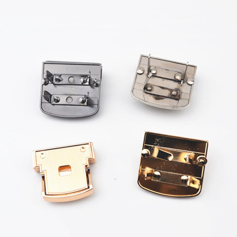 1pcs Metal Tongue Lock Fashion Lovely Push Lock For DIY Handbag Bag Purse Luggage Hardware Closure Bag Parts Accessories
