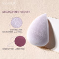 FOCALLURE Professional Soft Cosmetic Puff Microfiber Velvet Powder Concealer Makeup Sponge Tool
