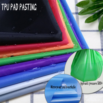 1M*1.5M Thin And Light Polyester Tpu Composite Membrane Polyester Fabric Waterproof Fabric