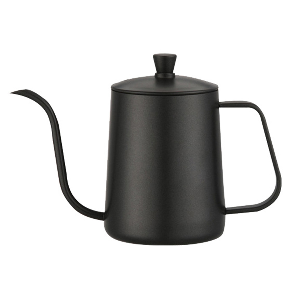 New 600ml Pour Over Kettle Coffee Maker Stainless Steel Gooseneck Drip Tea Pot Jug