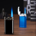 Rocker Arm Straight Into The Blue Fmale Lighter Personality Creative Electronic Windproof Lighter Colorful Inflatable Encendedor