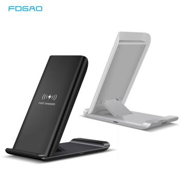 FDGAO 15W Qi Wireless Charger Stand For iPhone 12 11 X XR XS 8 Samsung S9 S10 S20 Fast Wireless Charging Station Phone Charger