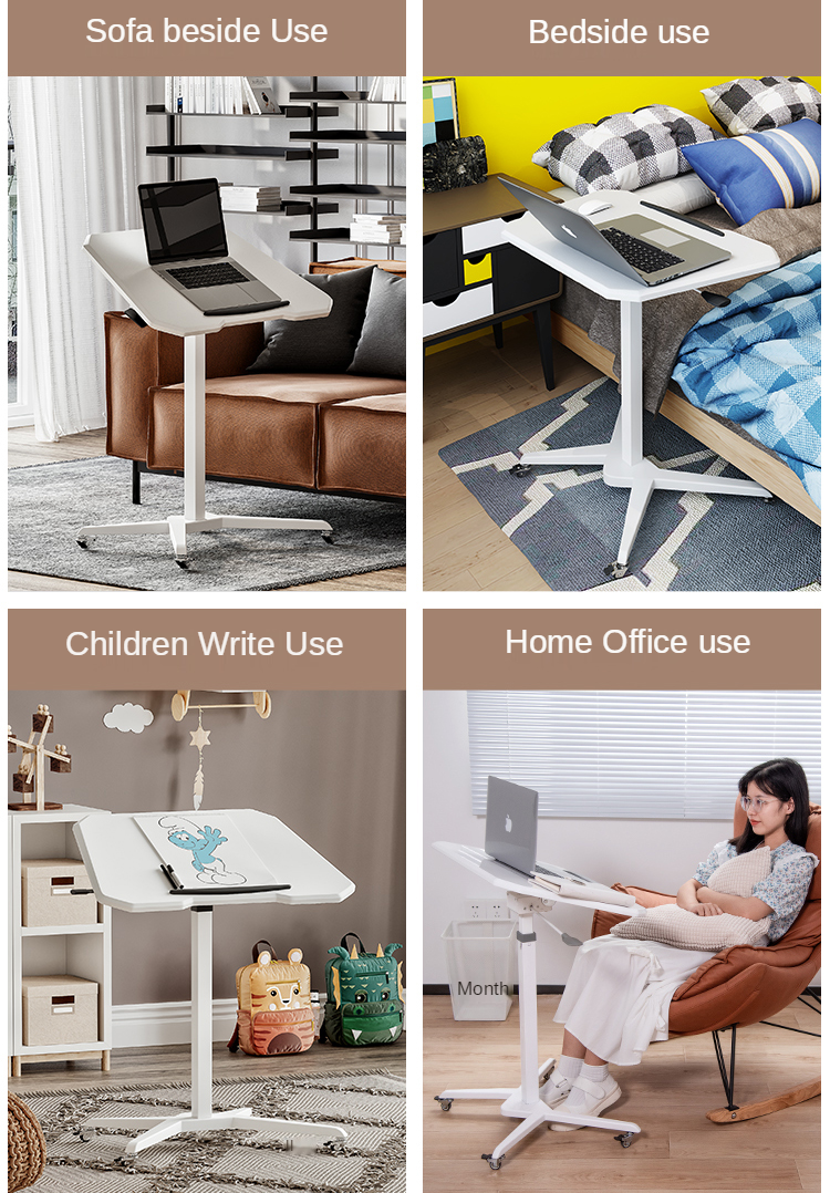 Adjustable Height Mobile Desk