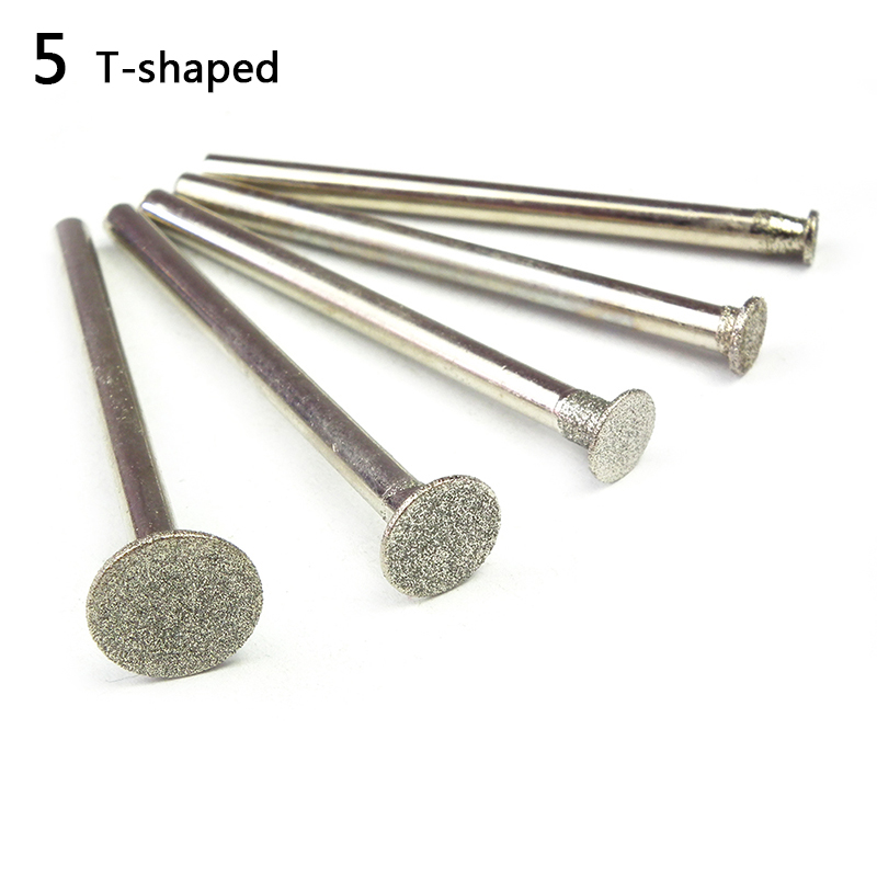 5pcs diamond tools for granite diamond grinding wheel dremel rotary tool diamond burs diamond router bits for stone accessories