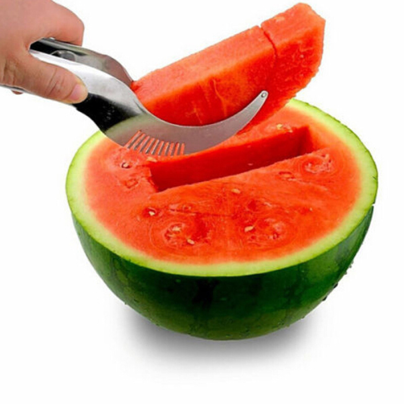 Large Size Watermelon Slicer Cutter Flower Windmill Shape Fruit Melon Knife Slicer Cantaloupe Divider Cutter Kitchen Tool
