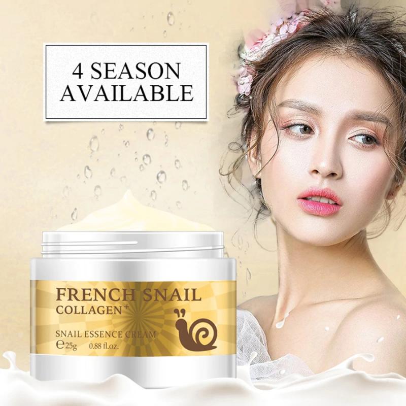 Snail Face Cream Whitening Cream Hyaluronic Acid Moisturizer Anti Wrinkle Anti Aging Nourishing Serum Collagen Skin Care TSLM2