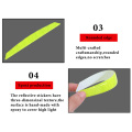 4pc 5 Colors Car Door Reflective Sticker Decal Warning Tape Car Reflective Sticker Reflective Tapes Car styling Safety Car Decor