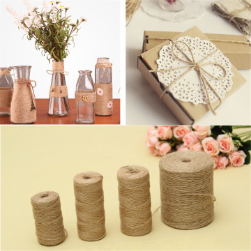 Natural Jute Baker Twine Burlap String Hemp Rope Party Wedding Gift Wrapping Cords Thread DIY Scrapbooking Florists Craft#40