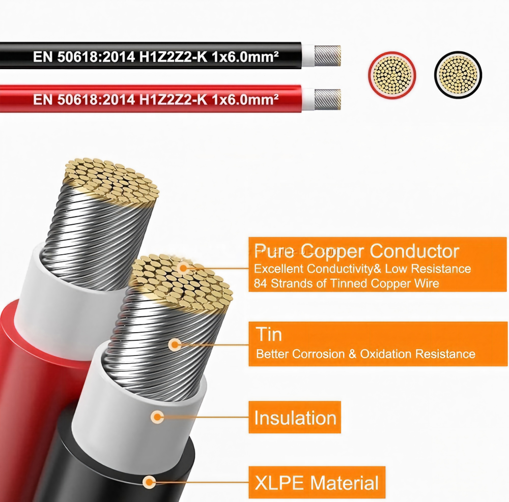 Flexible XLPE Insulated Solar Cable
