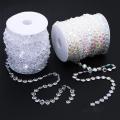 30M Resin Beads Octagonal Acrylic Crystal Beads Curtains DIY Window Door Curtain Party Wedding Passage Backdrop Decoration