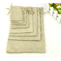 1PC (11 Sizes) Linen Jute Drawstring Gift Bags Sacks Party Favors Packaging Bag Wedding Christmas Candy Gift Bags Party Supplies