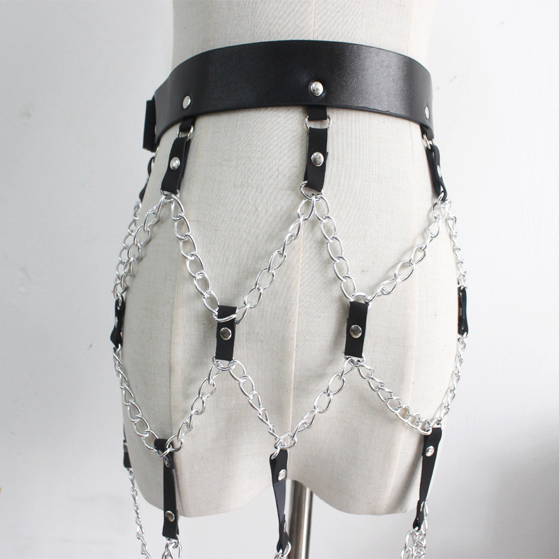 New Luxury Long tassel Boho Fringe belt personality leather Women Silver Beads Chain Bling Waistband Ladies Belts Dress Straps