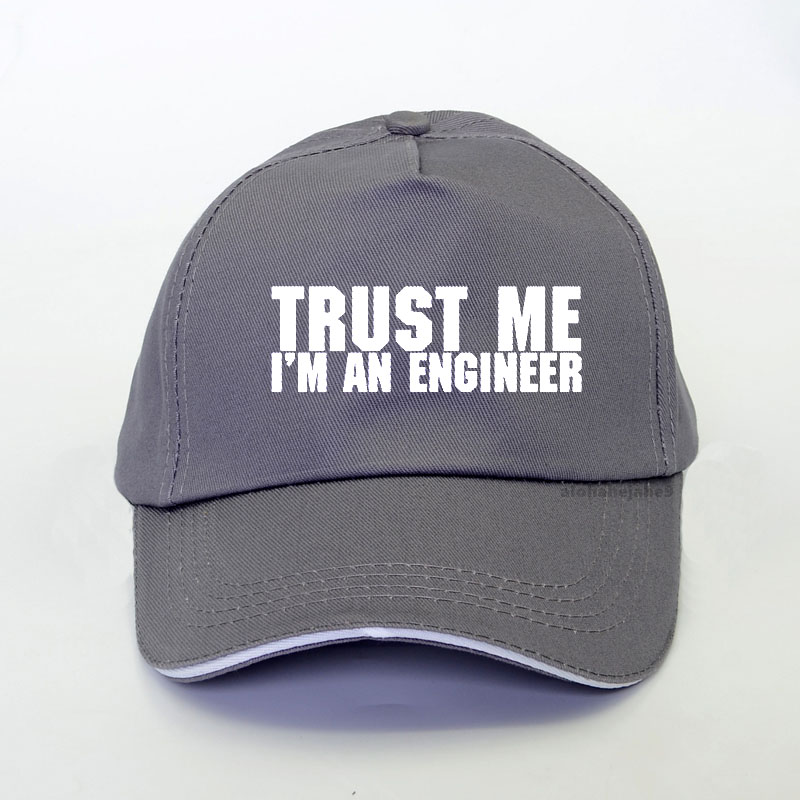 Trust Me, I'm An Engineer Letters Print Men Baseball Cap 2020 Summer motion outdoor Dad hat adjustable Unisex Snapback bone