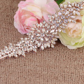 TRiXY S319-RG Rose Gold Bridal Belts Crystals Bridal Sash Wedding Accessories Belts for Women Wedding Dress Sash Belt of Bride