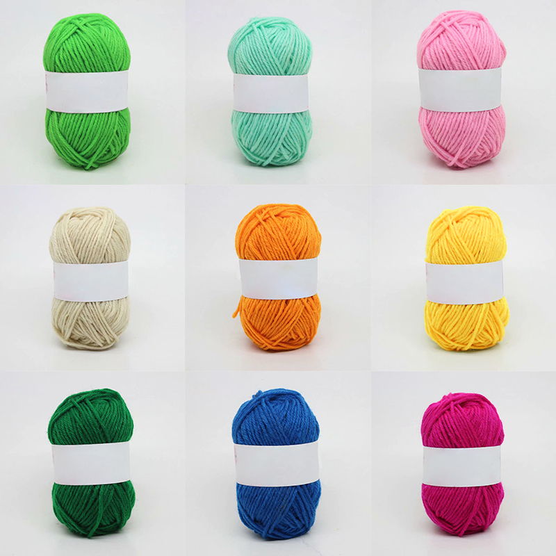 High Quality Warm DIY Milk Cotton Blend Yarn Baby Wool Yarn for Knitting Children Hand Knitted Yarn Blanket Crochet Yarn