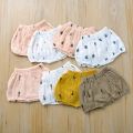 Citgeett Summer 0-3T Newborn Baby Boy Girl Kids Pants Shorts Bottoms PP Linen Bloomer Shorts Panties