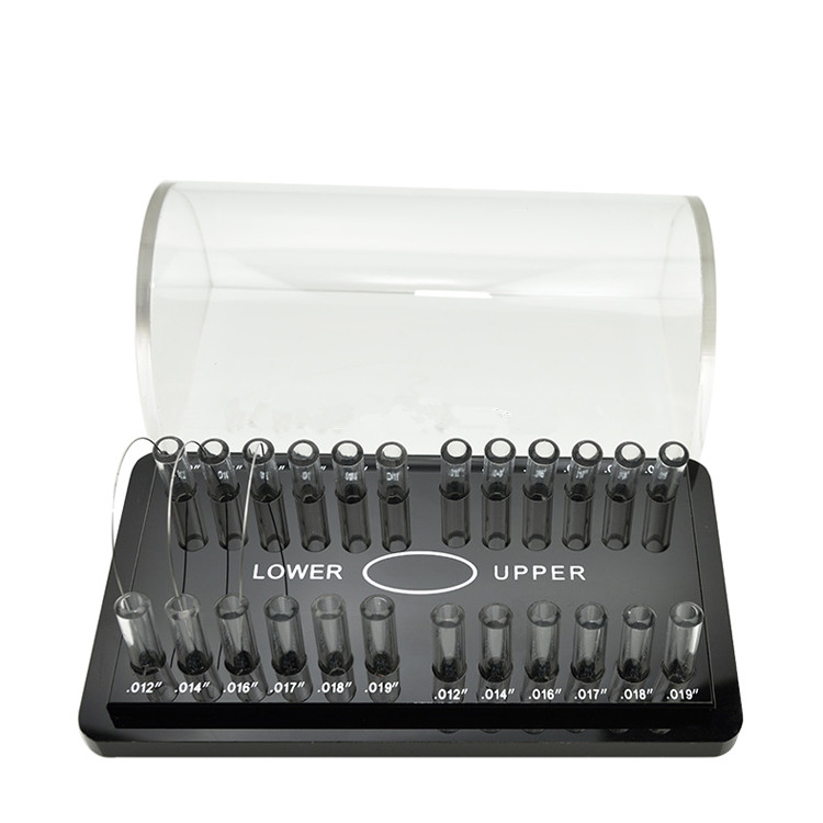 1Pc Dental Orthodontic Round & Square arch wire Holder Acrylic Organizer Holder Case for Orthodontic Preformed Wire