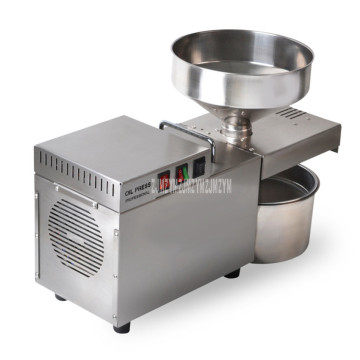 800-2000W Stainless Steel Electric Hot/Cold Oil Presser Commercial Industrial Grade Peanut/Rapeseed Fast Press Oil Machine Maker