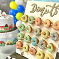 Joy-enlife wodden donut wall donut holder donuts decoration donut party decor supplies baby shower decorations support donuts