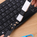 1PC Useful Mini Computer Keyboard Cleaner+Dustpan 2 In 1 Brush School Office Desk Set Dust Cleaning Kit Cleaning Tool