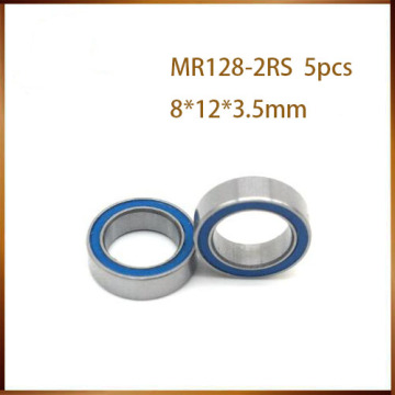 Free shipping 5pcs/lot MR128-2RS 678-2RS MR128 678 deep groove ball bearing 8x12x3.5 mm miniature bearing