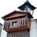 1PC Wooden Mailbox Outddor Post Box Rainproof Suggestion Box Creative Letter Box for Home Company