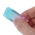 Soft Durable Flexible Cube Cute Colored Pencil Rubber Erasers For School Kids Pencil Eraser