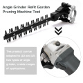 Angle Grinder Refit Garden Pruning Machine Tool Hedge Trimmer Pruning Tools Accessory Compatible with 110 115 Type Angle Grinder