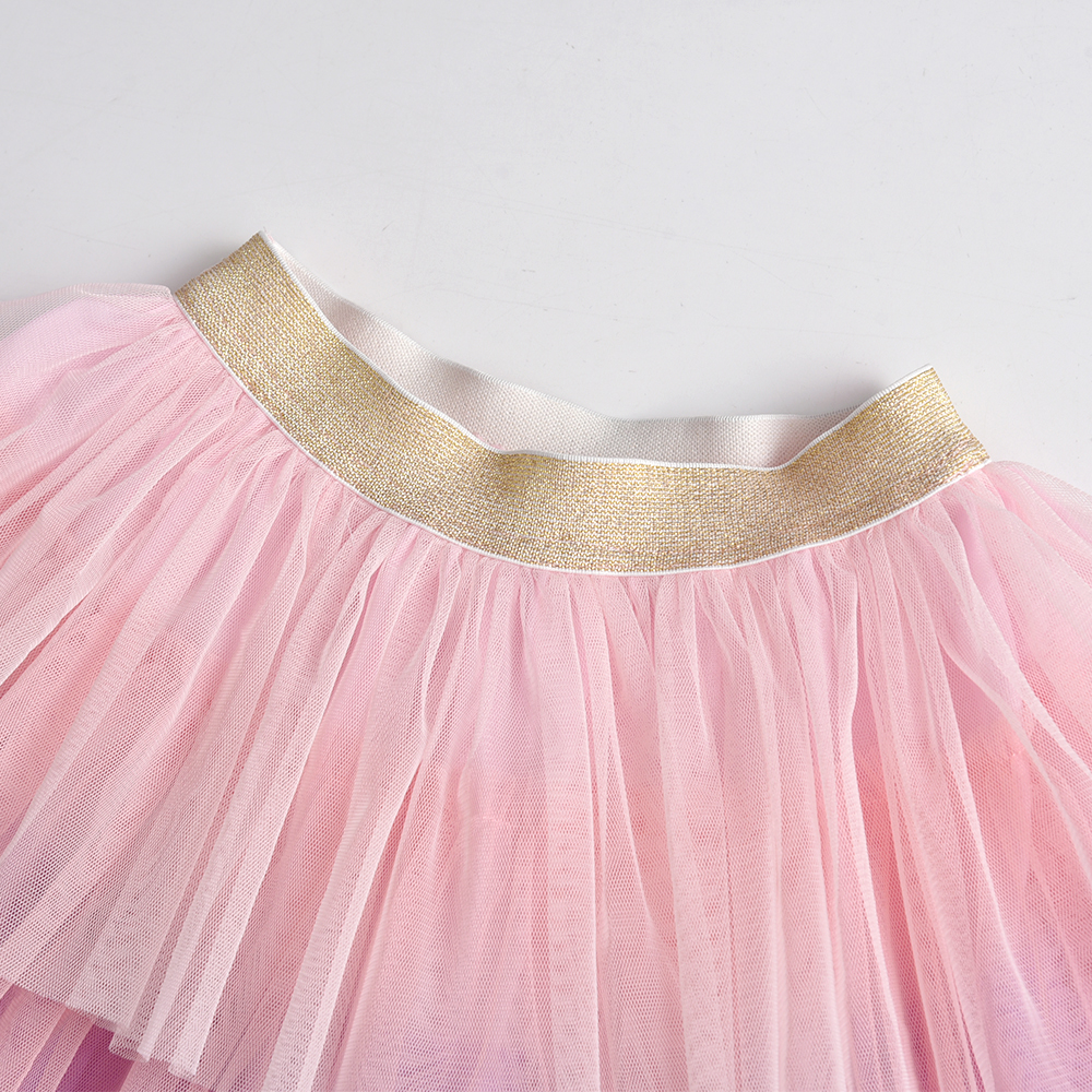 VIKITA Girls Tutu Cake Skirt Kids Dance Mini Skirt Girls Princess Ball Gown Kids Multilayer Tulle Skirts Children Clothing